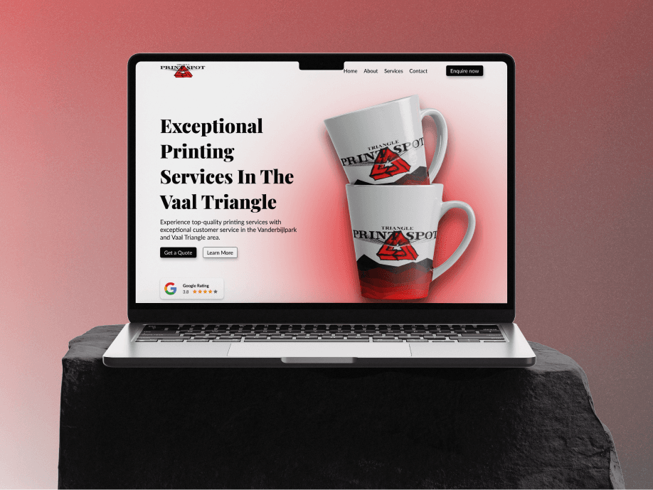 Professional Printing Solutions Website